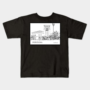 Fontana - California Kids T-Shirt